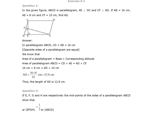Chapter 9 Areas of Parallelograms and Triangles_000004